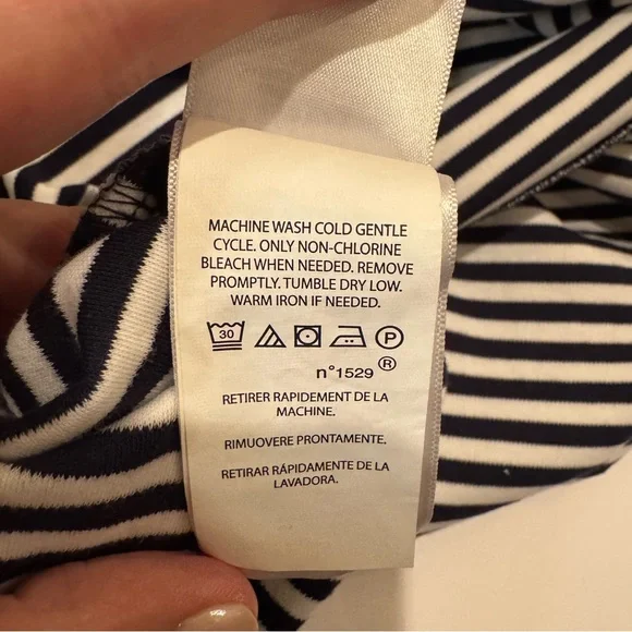 Polo Ralph Lauren Classic Fit Soft Cotton Polo Shirt XXL Navy/White Striped EUC - Picture 7 of 13